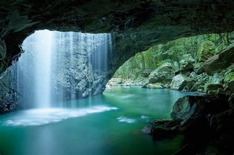 Crazy beautiful waterfall cave is crazy beautiful. Queensland ...