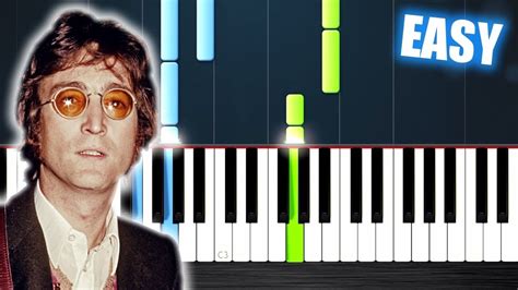 John Lennon - Imagine - EASY Piano Tutorial by PlutaX Acordes - Chordify