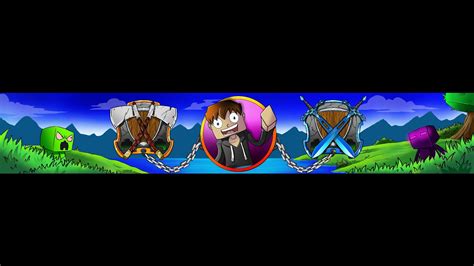 Youtube Banner Design Minecraft