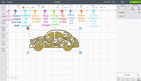 Design Space Cricut Tutorial For Beginners UK ⋆