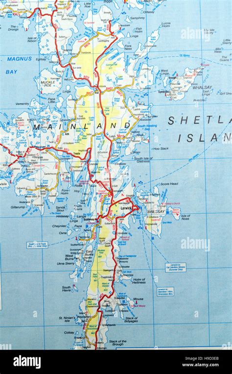 Map Of Shetland Islands - Atlanta Georgia Map