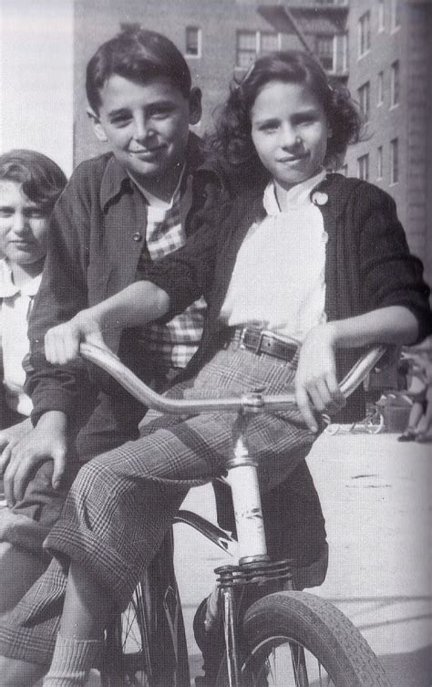 Barbra Streisand and brother, Sheldon in Brooklyn, 1952 ~ vintage everyday