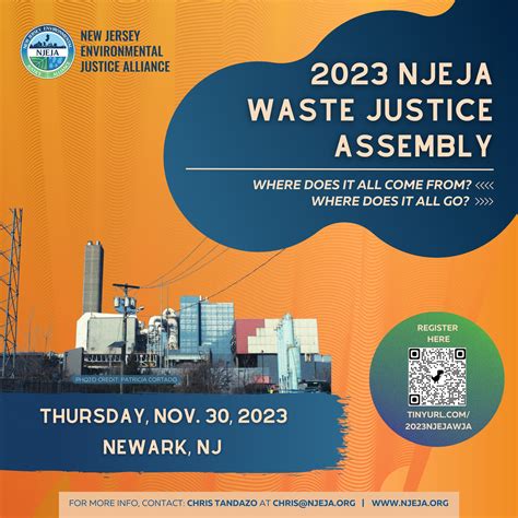 2023 NJEJA Waste Justice Assembly - New Jersey Environmental Justice ...