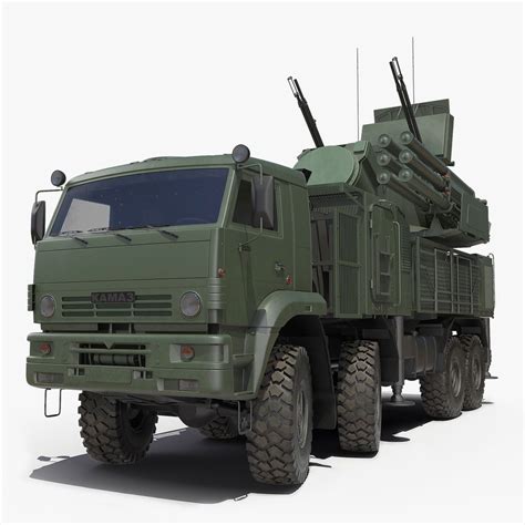 Missile System Pantsir S1 SA-22 Greyhound Rigged 3D Model $199 - .max ...