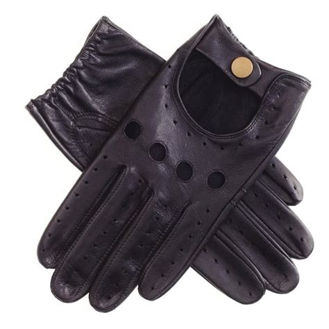 Men's Black Leather Driving Gloves - Black - Black.co.uk Gloves | Driving gloves, Leather ...