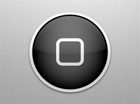 Iphone Home Button Icon Png