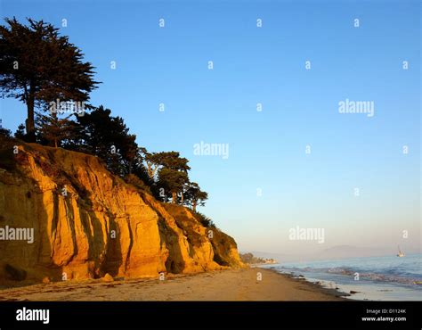 Butterfly Beach, Montecito, Santa Barbara County, California USA Stock ...