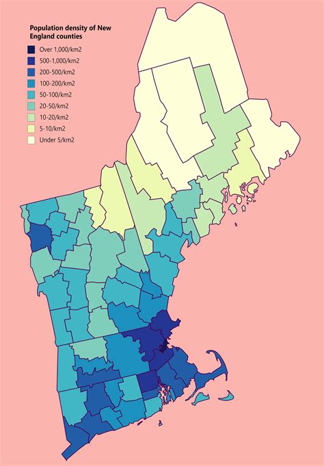 Counties In New England Map - Map Of Stoney Lake