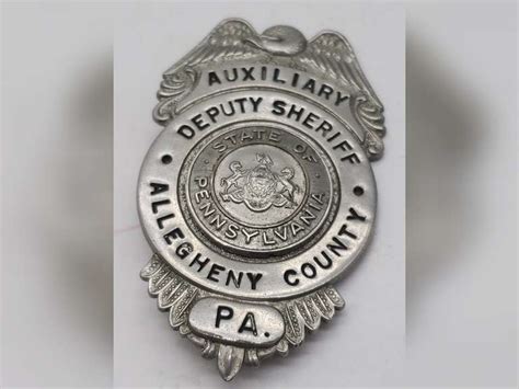 Deputy Sheriff Auxiliary Badge, Allegheny County, PA