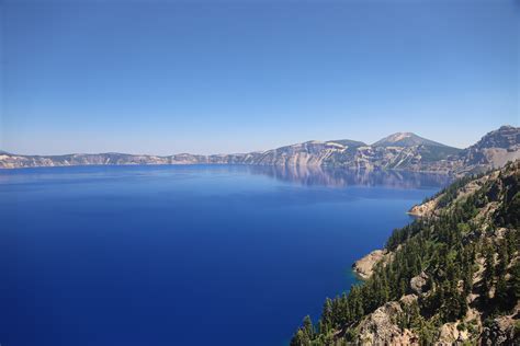 The incredible blue waters of Crater Lake on Behance