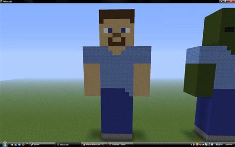 Pics Photos - Minecraft Steve Statue