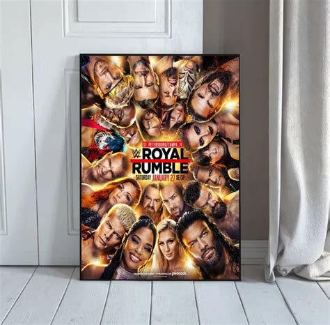 Royal Rumble 2024 Poster - Etsy