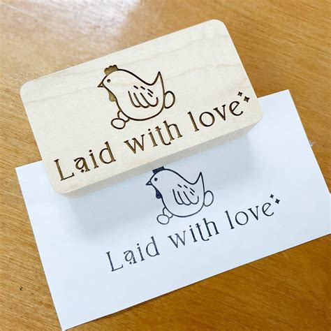 Laser Engraved Custom Rubber Stamps - Brickbubble