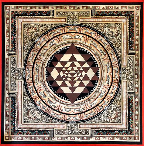 Sri Yantra Mandala | traditionalartofnepal.com