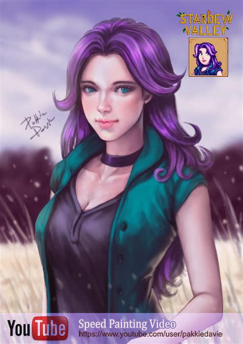 Abigail from Stardew Valley :: Behance