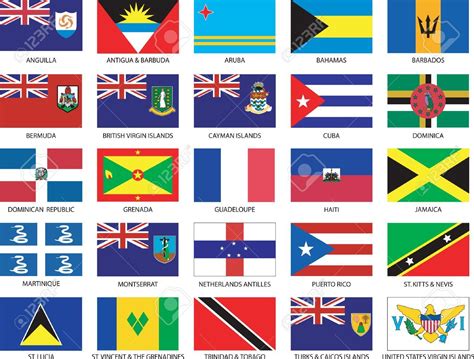 tous les pays et drapeau de la caraibe - Recherche Google | Caribbean ...