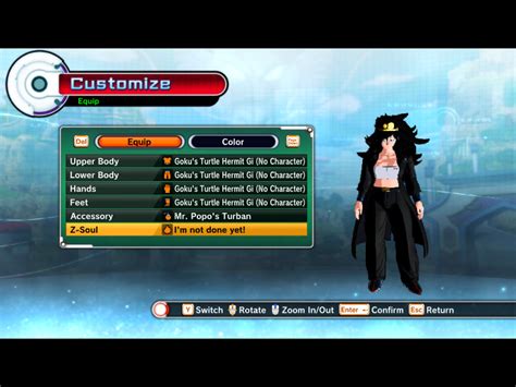 Daidouji Senpai’s outfit with Wig Cac Female XV2 and XV1 – Xenoverse Mods