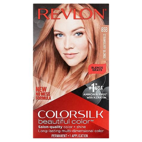 Revlon ColorSilk Beautiful Color 85B Strawberry Blonde Permanent Hair ...