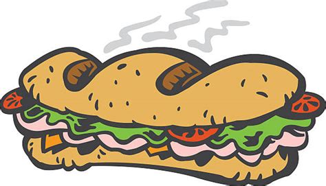 Royalty Free Sub Sandwich Clip Art, Vector Images & Illustrations - iStock