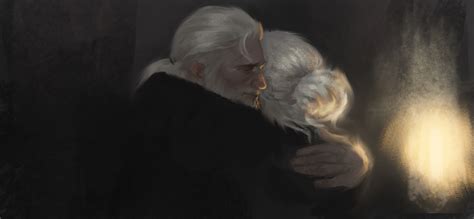 Ciri and Geralt by korale on DeviantArt