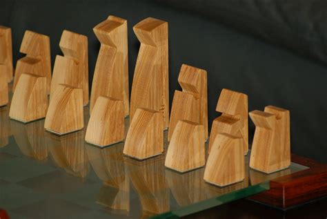 Modern Chess Pieces | Wood chess, Chess pieces, Modern chess set