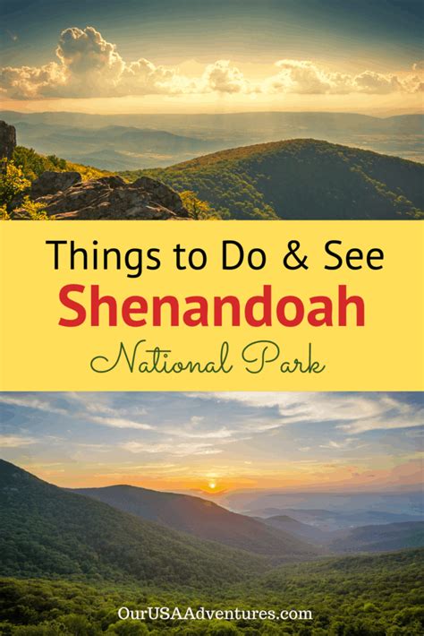 Things to Do in Shenandoah National Park - OurUSAAdventures.com