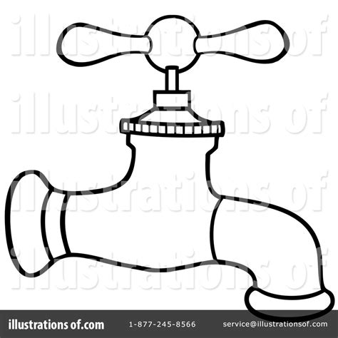 Faucet Clipart #1111502 - Illustration by Hit Toon