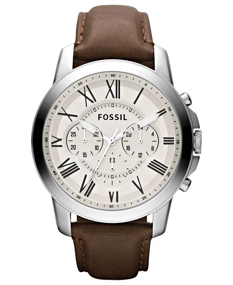 Men’s Leather Fossil Watch - slishbychie.sakura.ne.jp