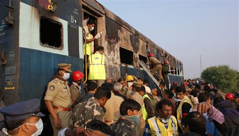 Fire on Indian Express Train Kills Dozens - The New York Times