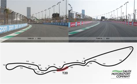 Le circuit de Djeddah modifié pour 2023 | AutoHebdo