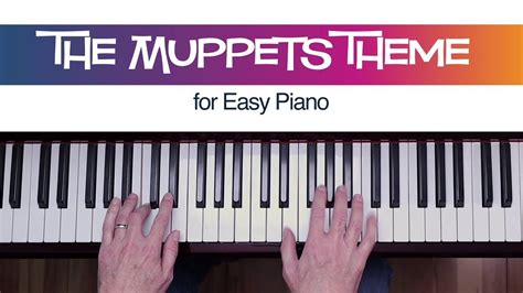 Print "The Muppet Show Theme" Easy Piano Sheet Music | Piano, Easy ...