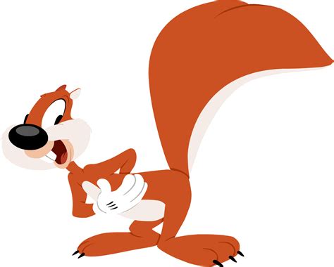 Lineless Screwy Squirrel vector by Nutty-Nutzis on DeviantArt