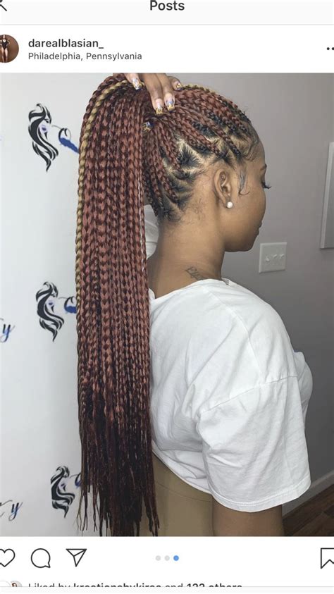 pinterest: @puregold340 | Big box braids hairstyles, Braided hairstyles ...