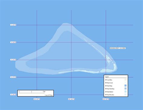 Large map of Kingman Reef | Kingman Reef | Oceania | Mapsland | Maps of the World