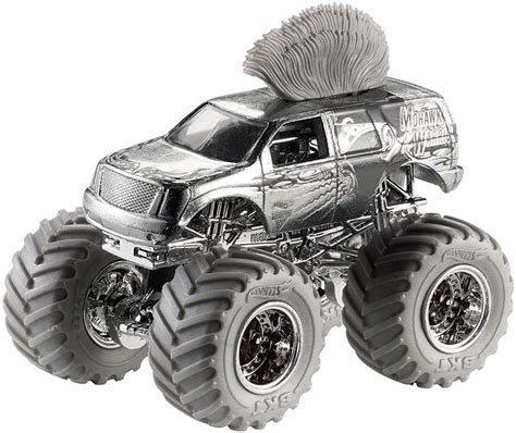 Hot Wheels Monster Jam 25 Silver Collection Mohawk Warrior 164 Die-Cast Car Mattel Toys - ToyWiz