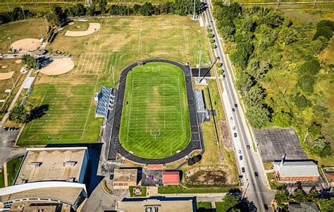 Football Field Aerial Stock Photos, Pictures & Royalty-Free Images - iStock