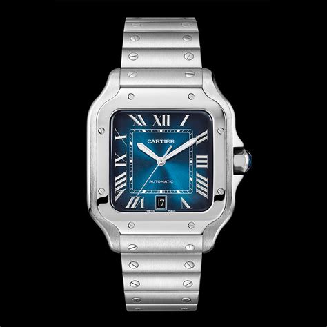 Pre-SIHH 2019: Cartier - Santos de Cartier Blue Dial | Time and Watches | The watch blog