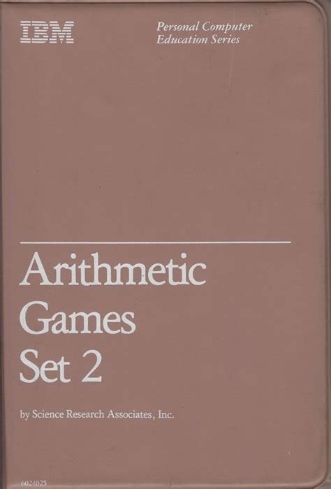 Arithmetic Games Set 2 (1981) - MobyGames