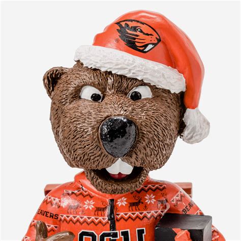 Benny Beaver Oregon State Beavers Holiday Mascot Bobblehead FOCO