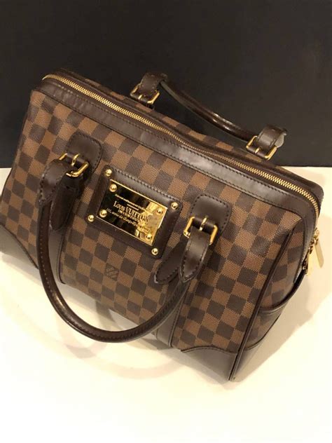 LOUIS VUITTON Damier Ebène Canvas Berkeley Bag - Chelsea Vintage Couture