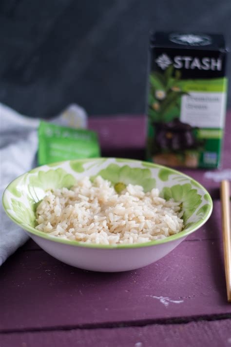 Vegan Sushi Bowl with Green Tea Rice - Thyme & Love