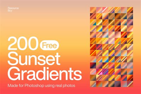 200 Red Photoshop Gradients - Graphic For Free