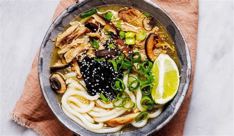 Chicken and Mushroom Udon Soup | Tried and True Recipes