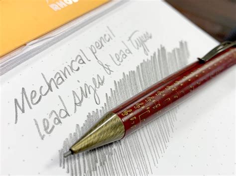 Mechanical Pencil Lead Sizes & Lead Types - Goldspot Pens