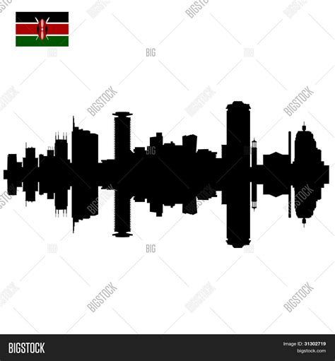 Nairobi Silhouette Vector & Photo (Free Trial) | Bigstock