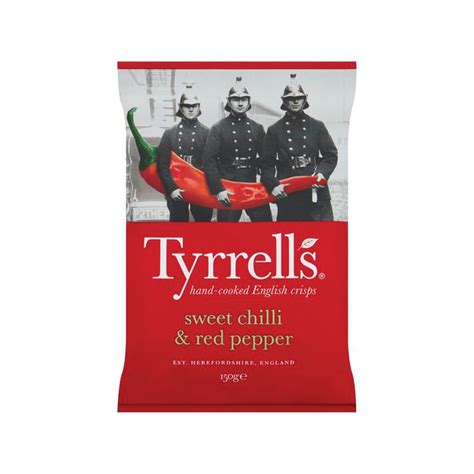 Tyrrells Crisps Sweet Chilli & Red Pepper Crisps 150G – River Foods