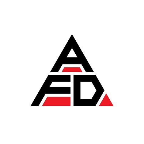 AFD triangle letter logo design with triangle shape. AFD triangle logo design monogram. AFD ...