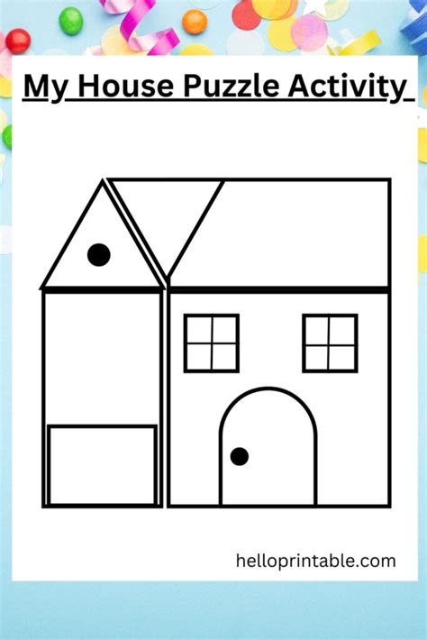 Printable Puzzle Activity for Preschool - helloprintable.com