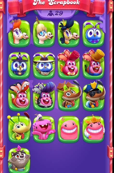 Candy Crush Saga Characters Names