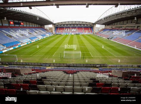 General view of DW Stadium Stock Photo - Alamy